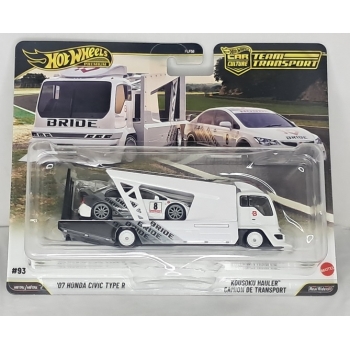 Hot Wheels 1:64 Honda Civic Type R 2007 on Kousoku Hauler